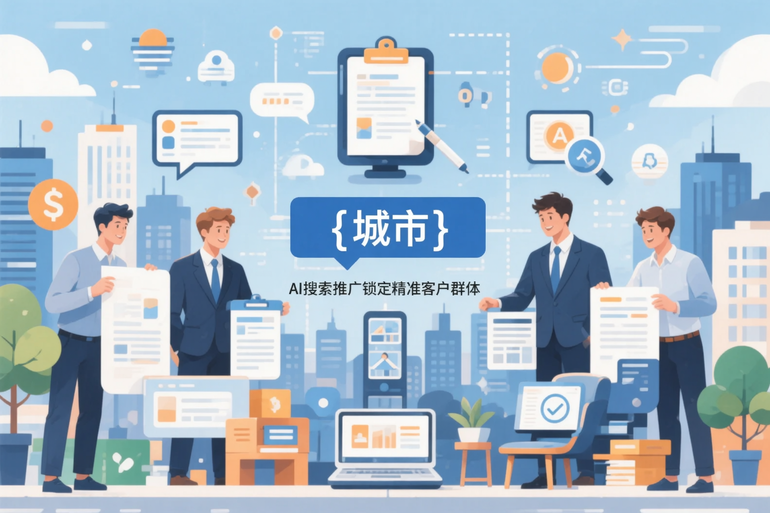罗定公司如何用AI搜索推广锁定精准客户群体