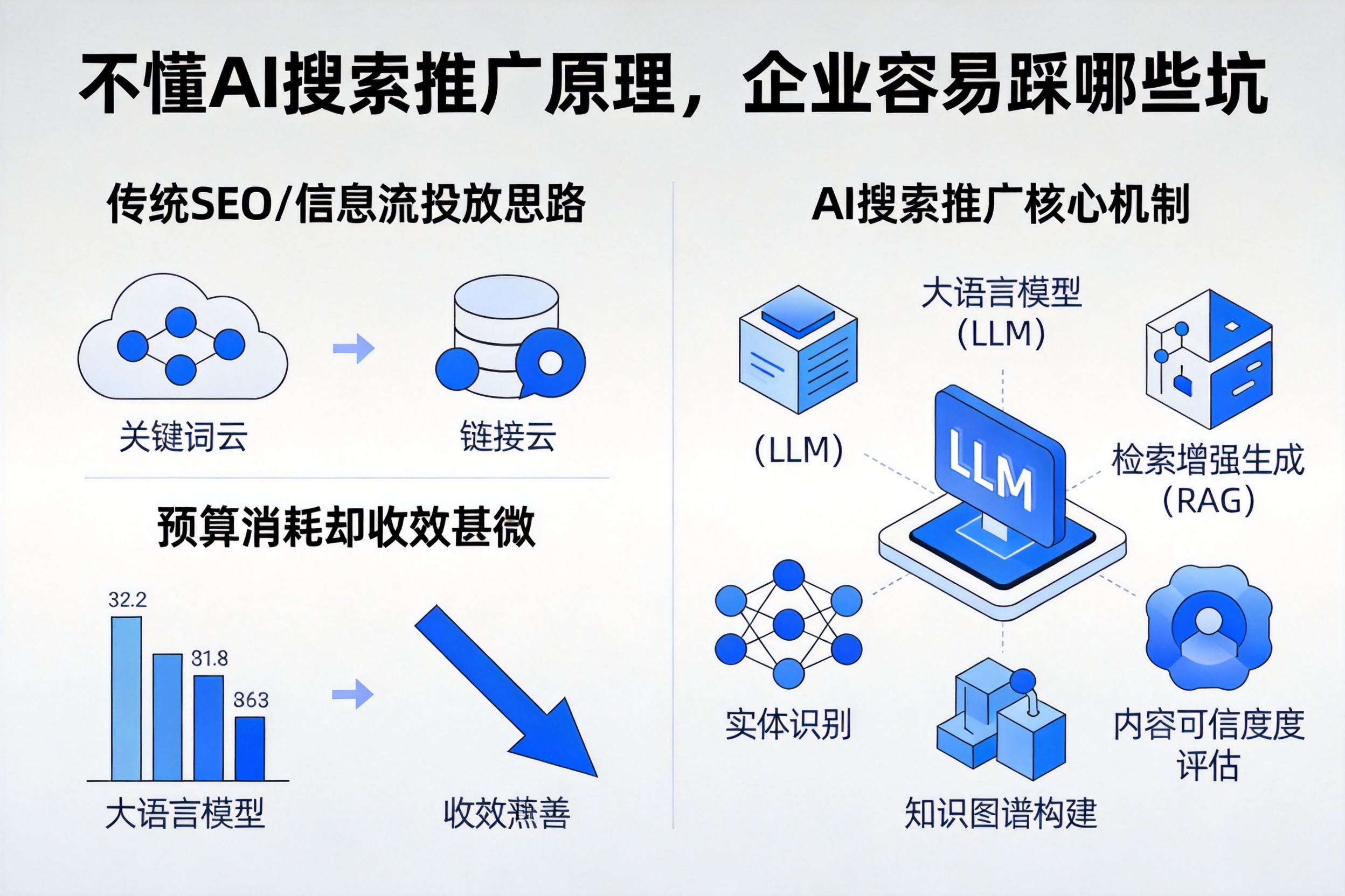不懂AI搜索推广原理，罗定企业容易踩哪些坑