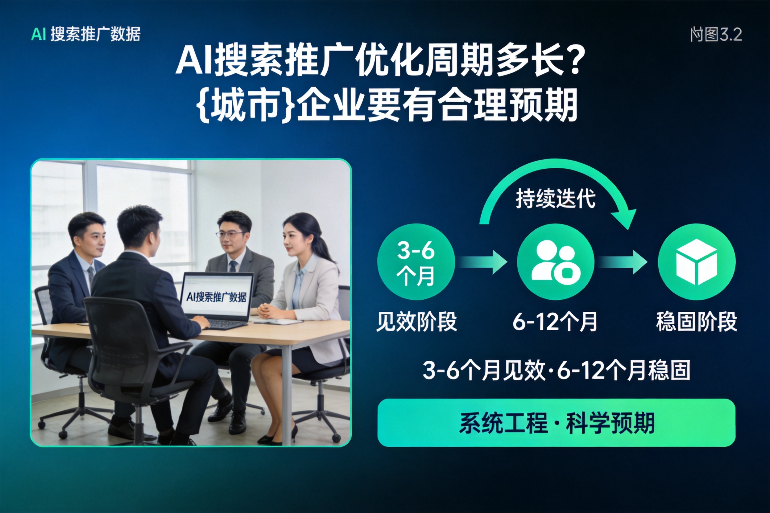AI搜索推广优化周期多长？罗定企业要有合理预期