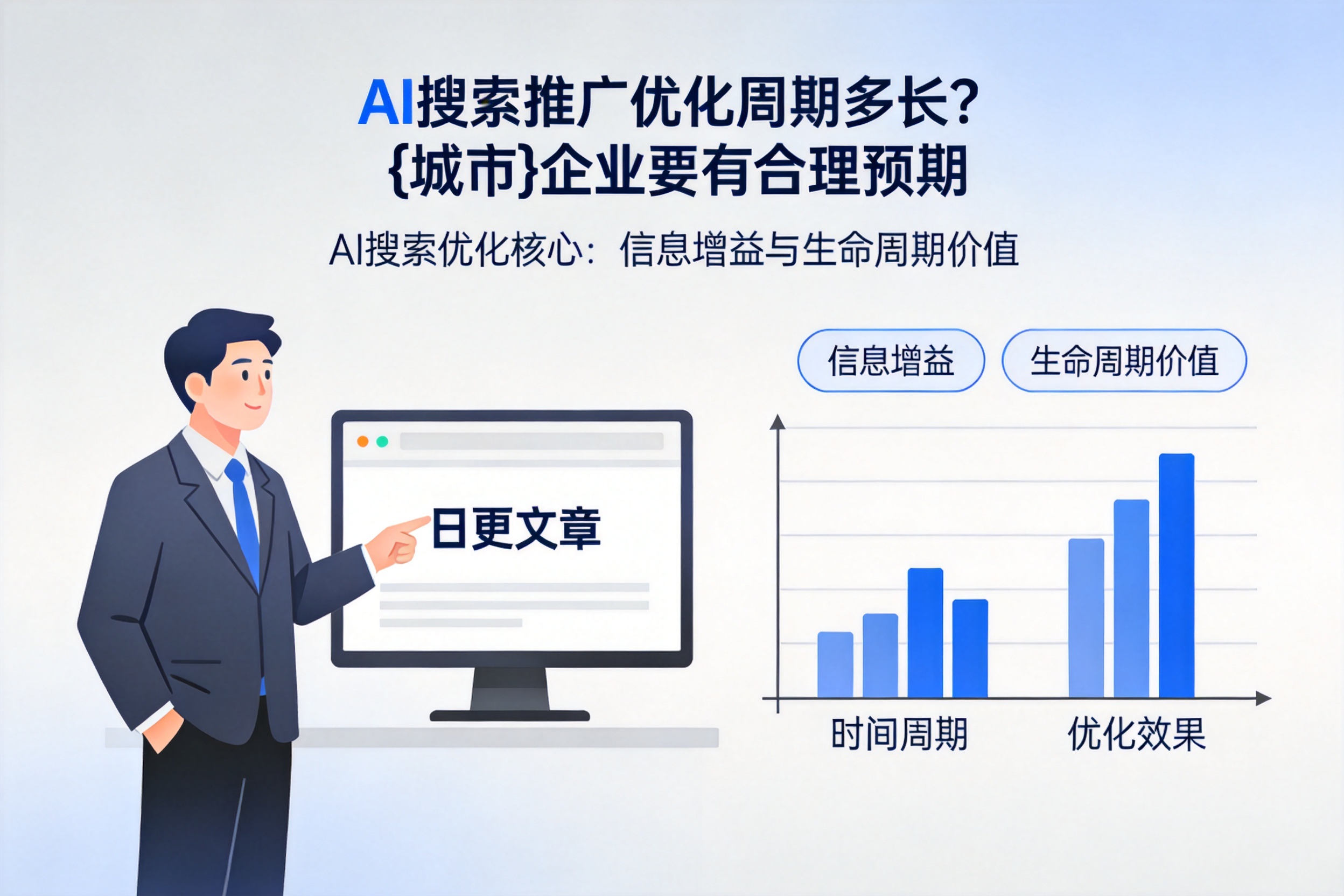 AI搜索推广优化周期多长?罗定企业要有合理预期