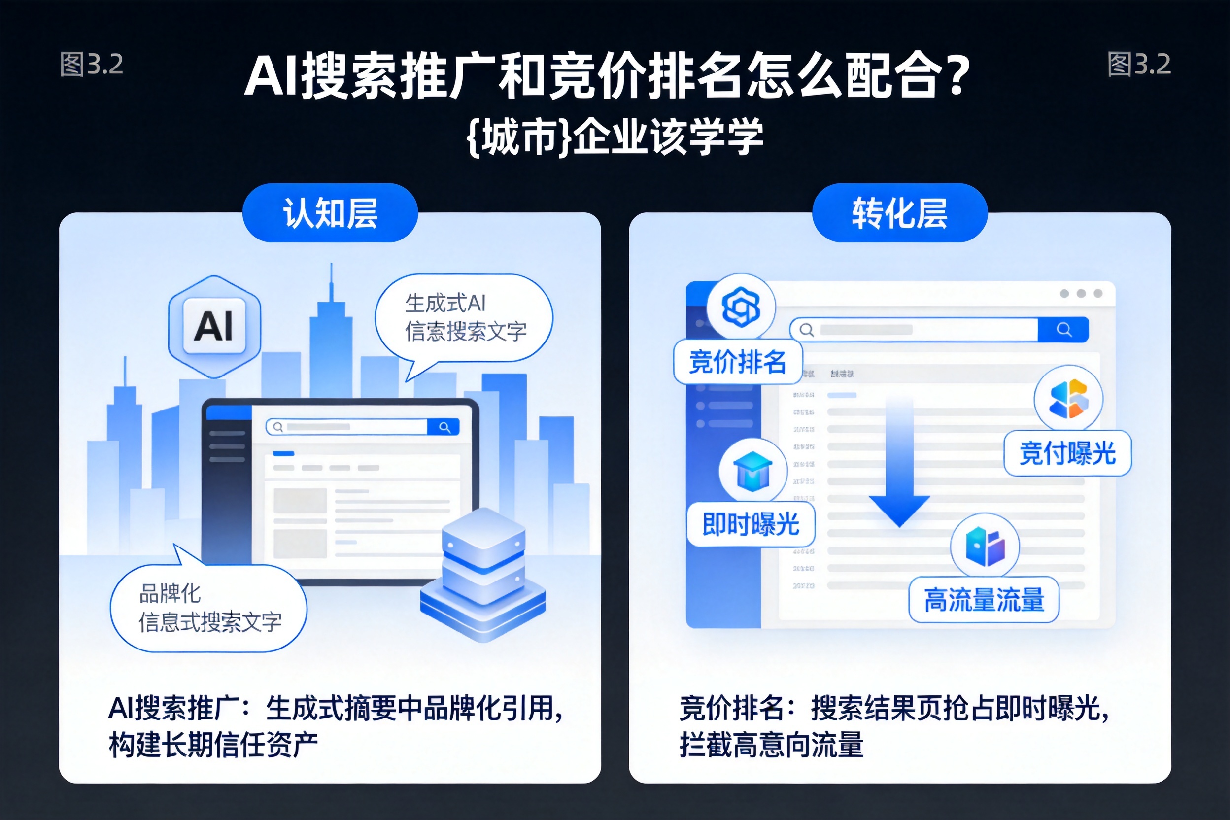AI搜索推广和竞价排名怎么配合？罗定企业该学学