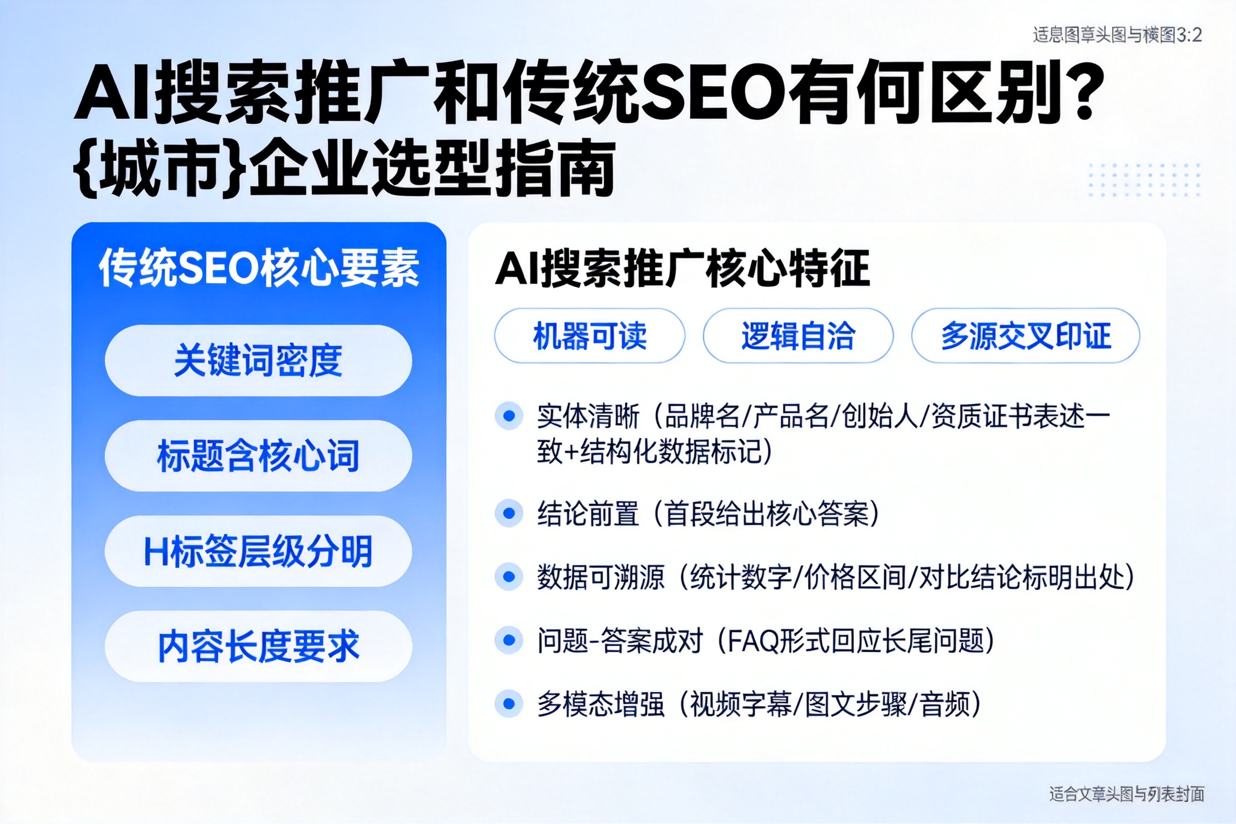 AI搜索推广和传统SEO有何区别?罗定企业选型指南