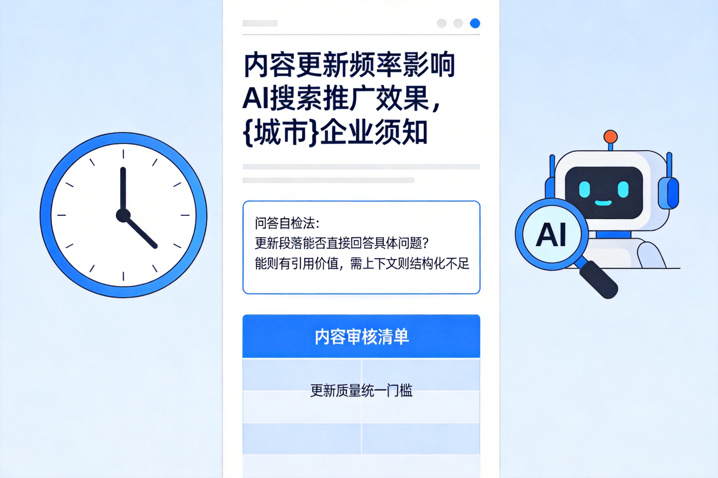 内容更新频率影响AI搜索推广效果,罗定企业须知