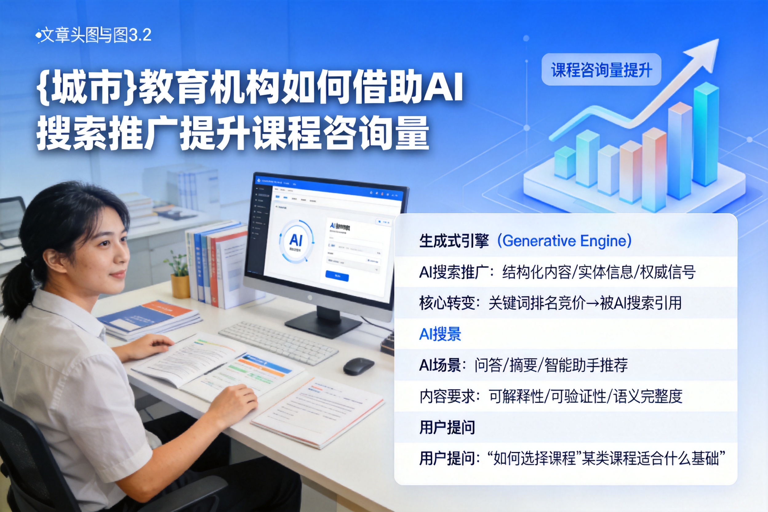 罗定教育机构如何借助AI搜索推广提升课程咨询量