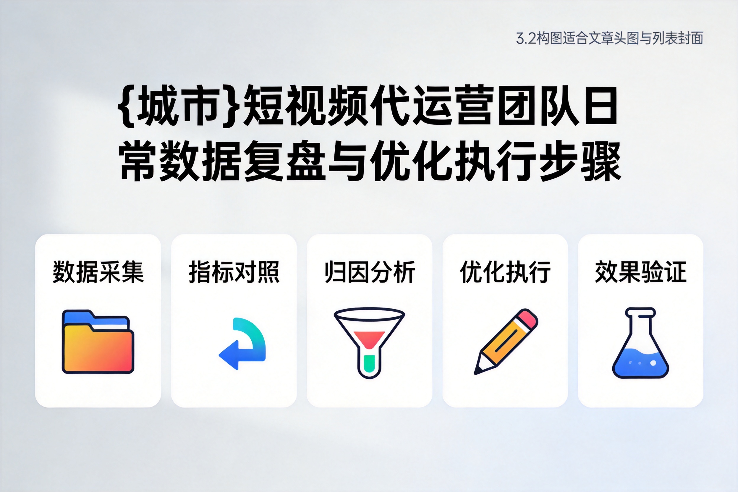 罗定短视频代运营团队日常数据复盘与优化执行步骤