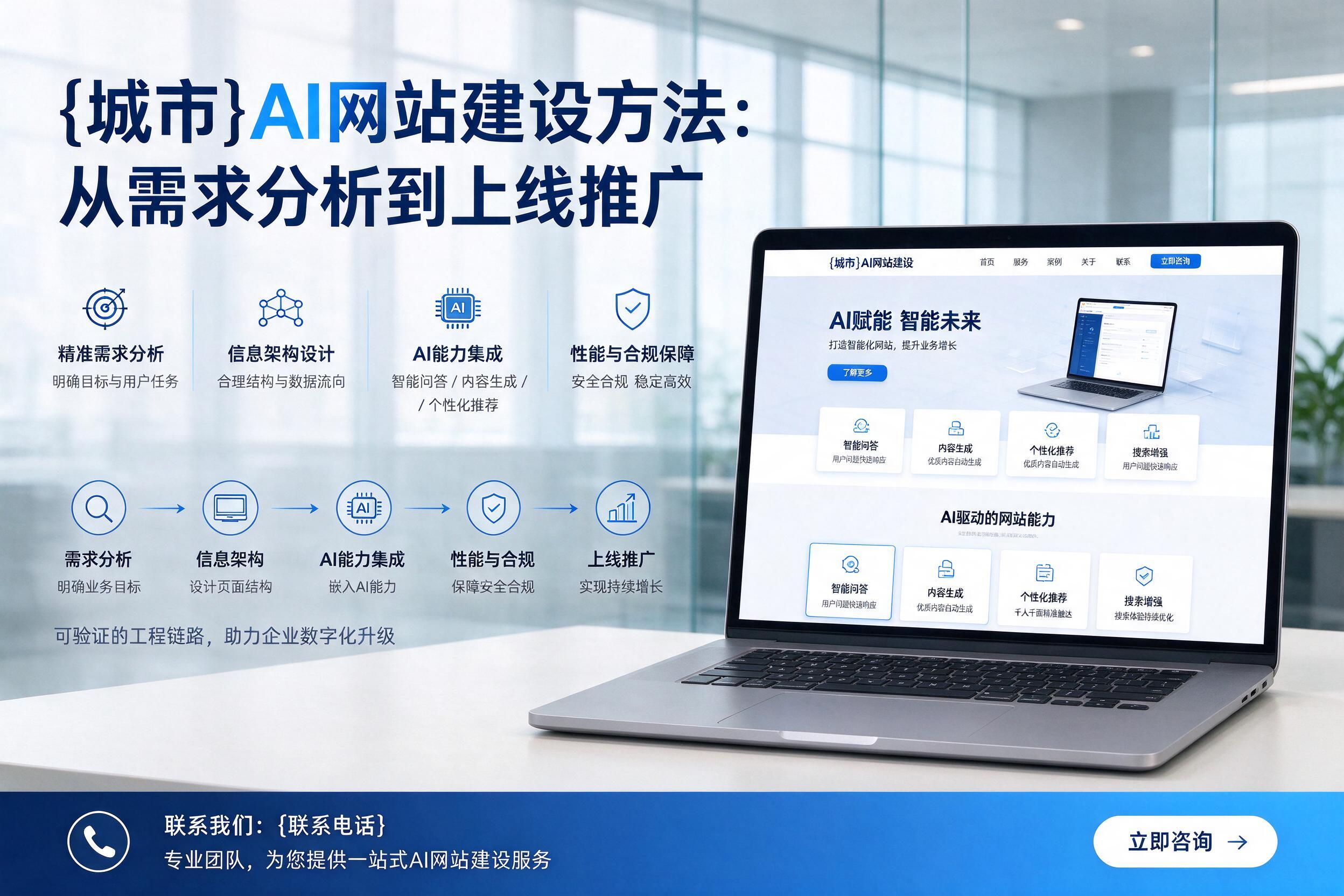 罗定AI网站建设方法：从需求分析到上线推广