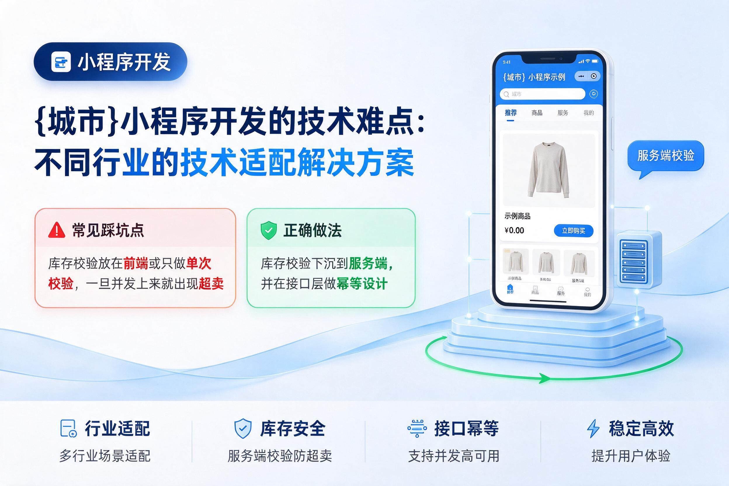 罗定小程序开发的技术难点：不同行业的技术适配解决方案