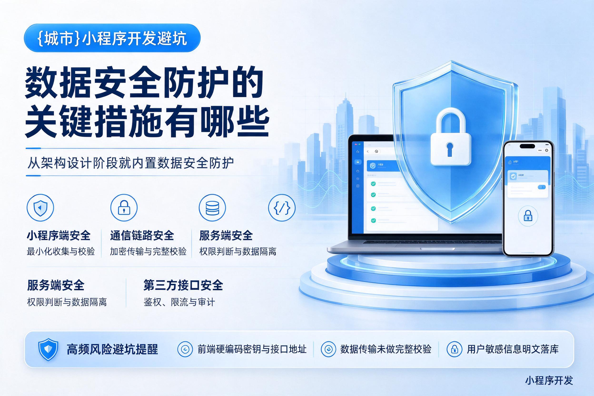 罗定小程序开发避坑：数据安全防护的关键措施有哪些